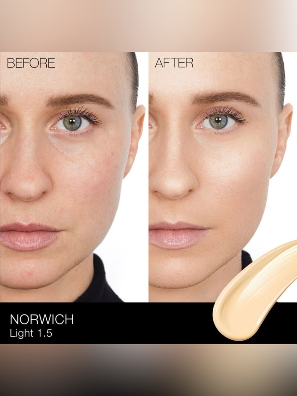 NARS Pure Radiant Tinted Moisturizer, Norwich, Light 1.5 - Picture 2 of 8